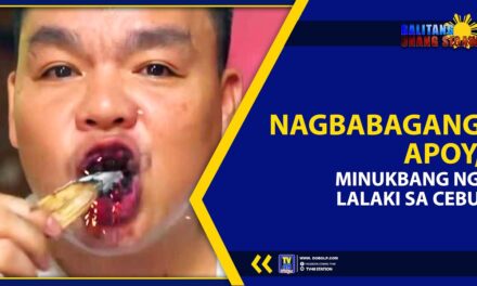 NAGBABAGANG APOY, MINUKBANG NG LALAKI SA CEBU