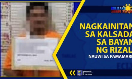 NAGKAINITAN SA KALSADA SA BAYAN NG RIZAL, NAUWI SA PAMAMARIL