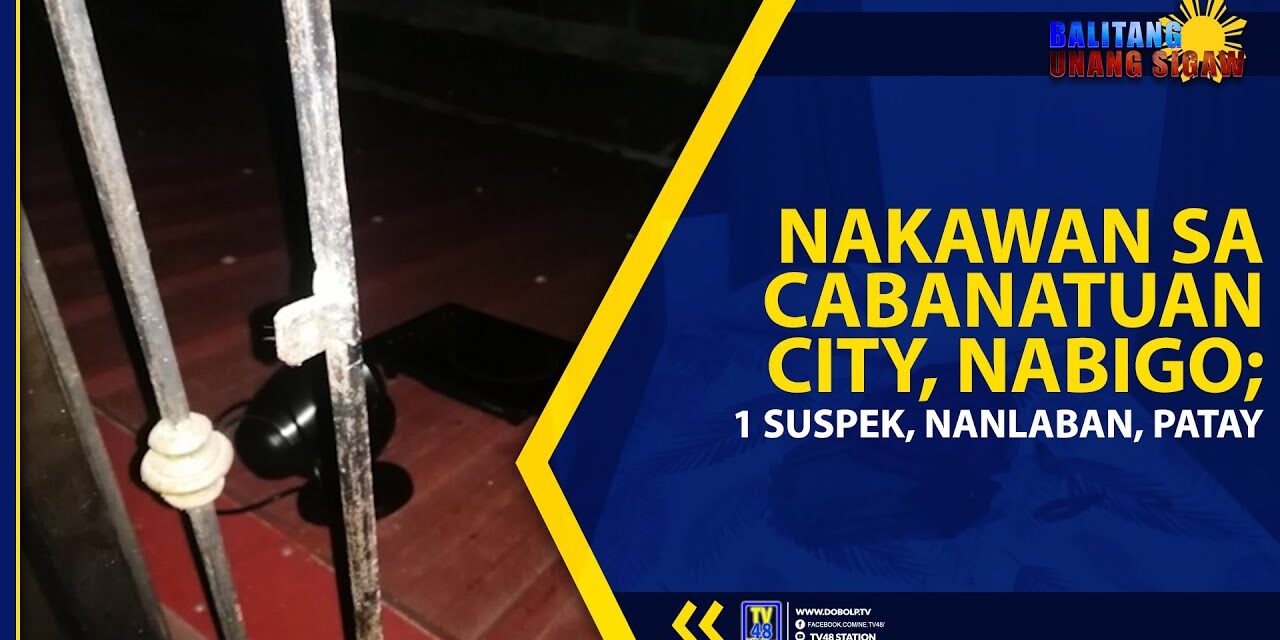 NAKAWAN SA CABANATUAN CITY, NABIGO; 1 SUSPEK, NANLABAN, PATAY