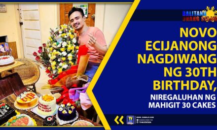 NOVO ECIJANONG NAGDIWANG NG 30TH BIRTHDAY, NIREGALUHAN NG MAHIGIT 30 CAKES