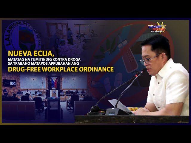 CABANATUAN CITY, NUEVA ECIJA – Inaprubahan na ang Drug-Free Workplace Ordinance sa lalawigan.
