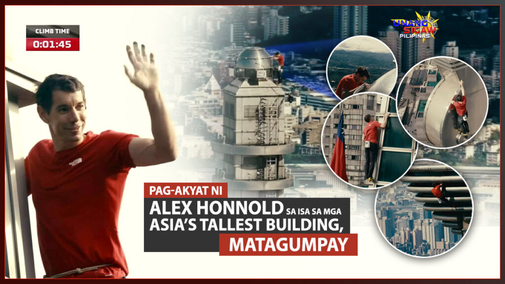 PAG-AKYAT NI ALEX HONNOLD SA ISA SA MGA ASIA’S TALLEST BUILDING, MATAGUMPAY