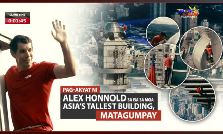 PAG-AKYAT NI ALEX HONNOLD SA ISA SA MGA ASIA’S TALLEST BUILDING, MATAGUMPAY