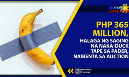 PHP 365 MILLION, HALAGA NG SAGING NA NAKA-DUCK TAPE SA PADER, NAIBENTA SA AUCTION