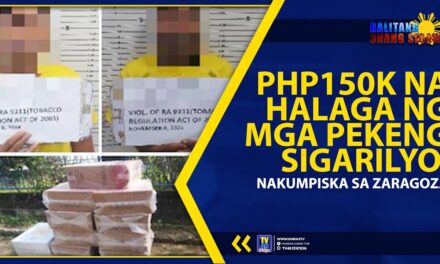 PHP150K NA HALAGA NG MGA PEKENG SIGARILYO, NAKUMPISKA SA ZARAGOZA