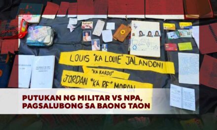 PUTUKAN NG MILITAR VS NPA, PAGSALUBONG SA BAONG TAON