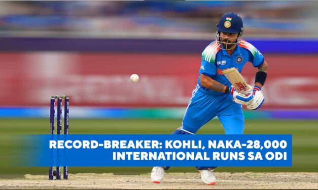 RECORD-BREAKER: KOHLI, NAKA-28,000 INTERNATIONAL RUNS SA ODI