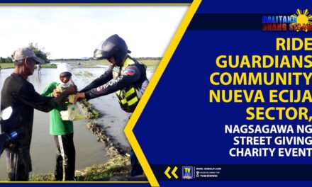 RIDE GUARDIANS’ COMMUNITY NUEVA ECIJA SECTOR, NAGSAGAWA NG STREET GIVING CHARITY EVENT