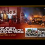 SINADYA UMANONG PANUNOG SA MGA JEEPNEY SA BULAON, SAN FERNANDO, INIIMBESTIGAHAN