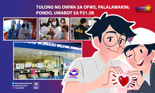 TULONG NG OWWA SA OFWs, PALALAWAKIN; PONDO, UMABOT SA P21.3B