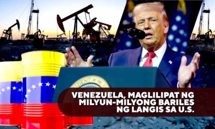 VENEZUELA, MAGLILIPAT NG MILYUN-MILYONG BARILES NG LANGIS SA U.S.