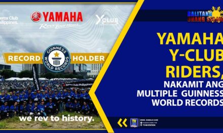YAMAHA Y-CLUB RIDERS NAKAMIT ANG MULTIPLE GUINESS WORLD RECORDS