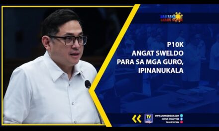 ₱10K ANGAT SWELDO PARA SA MGA GURO, IPINANUKALA