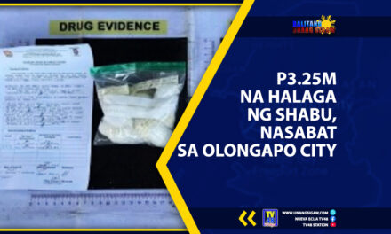 ₱3.25M NA HALAGA NG SHABU, NASABAT SA OLONGAPO CITY
