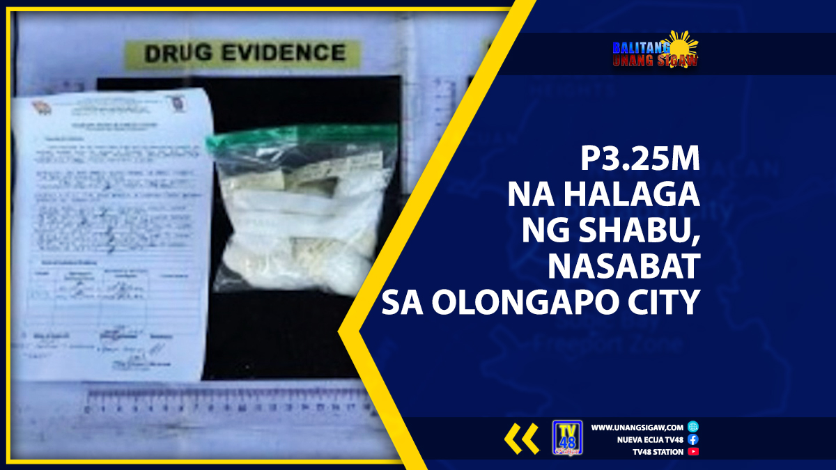 ₱3.25M NA HALAGA NG SHABU, NASABAT SA OLONGAPO CITY