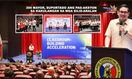 200 MAYOR, SUPORTADO ANG PAG-AKSYON SA KAKULANGAN SA MGA SILID-ARALAN