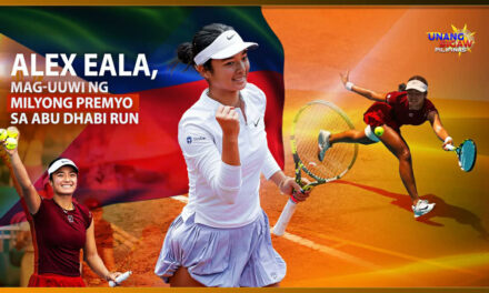 ALEX EALA, MAG-UUWI NG MILYONG PREMYO SA ABU DHABI RUN
