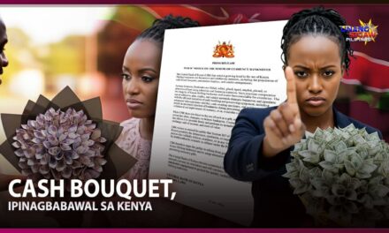 CASH BOUQUET SA KENYA, IPINAGBABAWAL