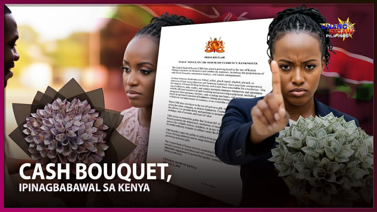CASH BOUQUET, IPINAGBABAWAL SA KENYA