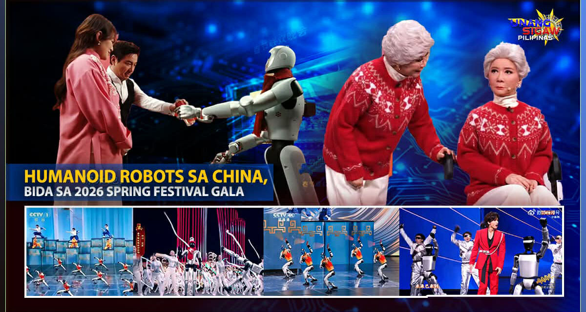 HUMANOID ROBOTS SA CHINA, BIDA SA 2026 SPRING FESTIVAL GALA