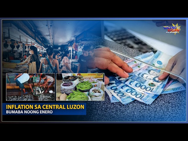 INFLATION SA CENTRAL LUZON BUMABA NOONG ENERO