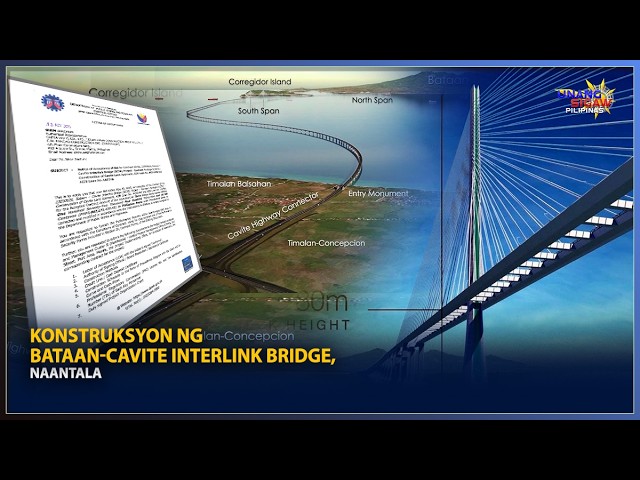 KONSTRUKSYON NG BATAAN-CAVITE INTERLINK BRIDGE, NAANTALA