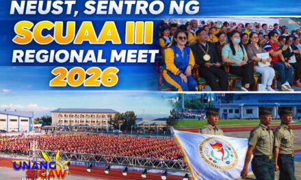 NEUST, SENTRO NG SCUAA III REGIONAL MEET 2026