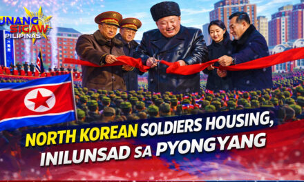 NORTH KOREAN SOLDIERS HOUSING, INILUNSAD SA PYONGYANG