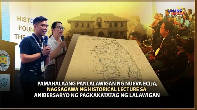 PAMAHALAANG PANLALAWIGAN NG NUEVA ECIJA, NAGSAGAWA NG HISTORICAL LECTURE SA ANIBERSARYO NG PAGKAKATATAG NG LALAWIGAN