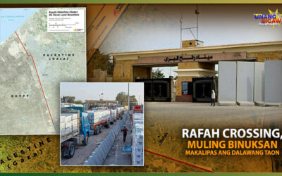RAFAH CROSSING, MULING BINUKSAN MAKALIPAS ANG DALAWANG TAON