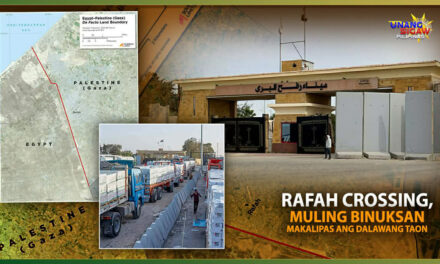 RAFAH CROSSING, MULING BINUKSAN MAKALIPAS ANG DALAWANG TAON