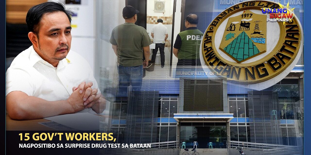 SURPRISE DRUG TEST SA BATAAN, 15 GOV’T WORKERS, NAGPOSITIBO
