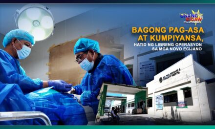 BAGONG PAG-ASA AT KUMPIYANSA, HATID NG LIBRENG OPERASYON SA MGA NOVO ECIJANO