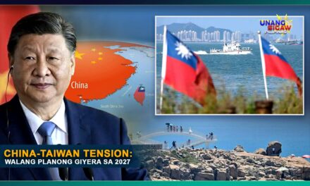 CHINA-TAIWAN TENSION: WALANG PLANONG GIYERA SA 2027
