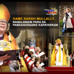 DAME SARAH MULLALLY, NANALANGIN PARA SA PANDAIGDIGANG KAPAYAPAAN