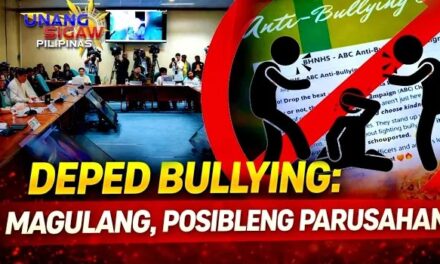 DEPED, BINATIKOS SA MATAAS NA BULLYING; MAGULANG, POSIBLENG PARUSAHAN