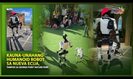 KAUNA-UNAHANG HUMANOID ROBOT, ROBODOG SA NUEVA ECIJA, DAGDAG ATRAKSYON SA GEORGE POINT NATURE PARK