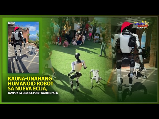 KAUNA-UNAHANG HUMANOID ROBOT, ROBODOG SA NUEVA ECIJA, DAGDAG ATRAKSYON SA GEORGE POINT NATURE PARK