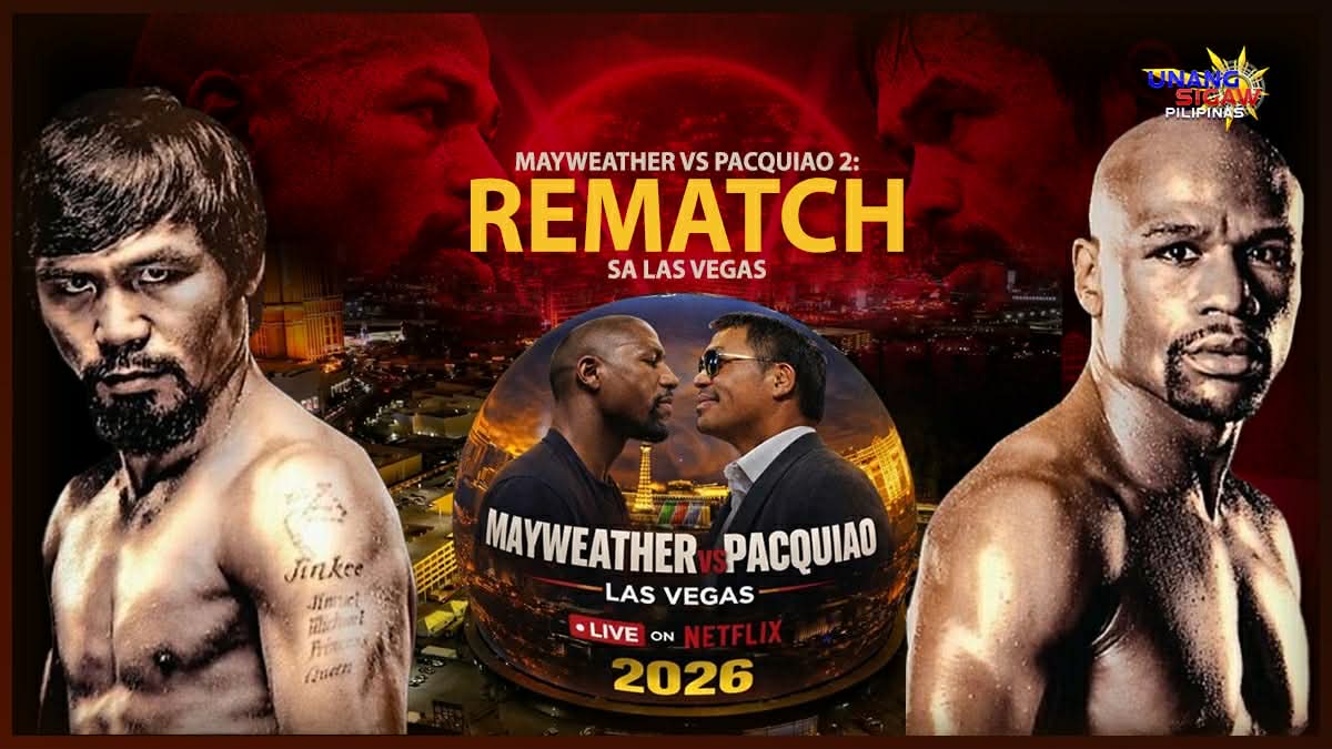 MAYWEATHER VS PACQUIAO 2 REMATCH SA LAS VEGAS