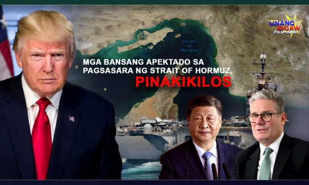 MGA BANSANG APEKTADO SA PAGSASARA NG STRAIT OF HORMUZ, PINAKIKILOS