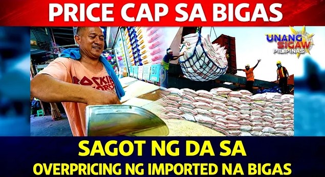 PRICE CAP SA BIGAS, SAGOT NG DA SA OVERPRICING NG IMPORTED NA BIGAS