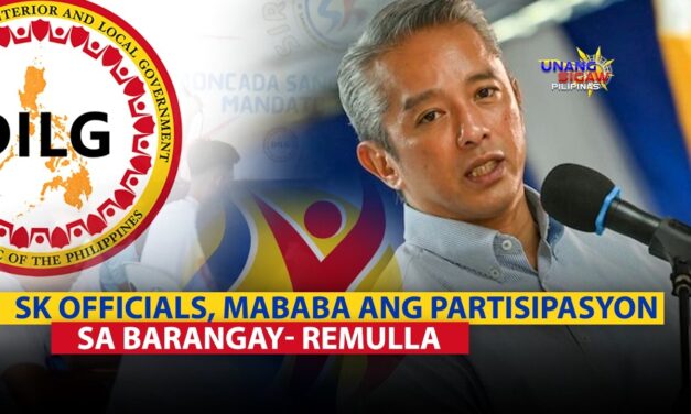 SK OFFICIALS, MABABA ANG PARTISIPASYON SA BARANGAY- REMULLA
