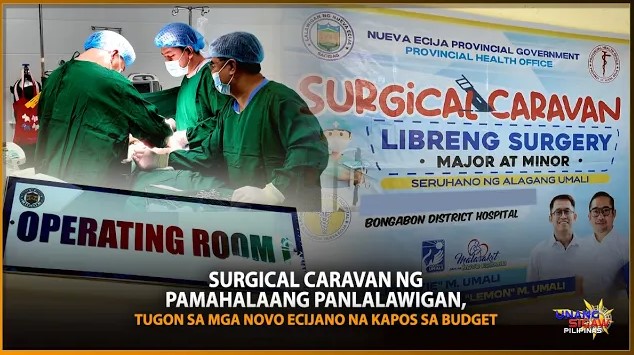 SURGICAL CARAVAN NG PAMAHALAANG PANLALAWIGAN, TUGON SA MGA NOVO ECIJANO NA KAPOS SA BUDGET
