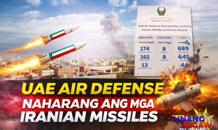 UAE AIR DEFENSE NAHARANG ANG MGA IRANIAN MISSILES