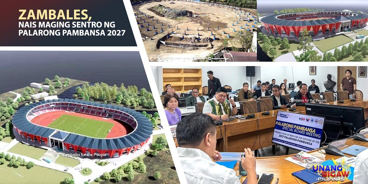ZAMBALES, NAIS MAGING SENTRO NG PALARONG PAMBANSA 2027