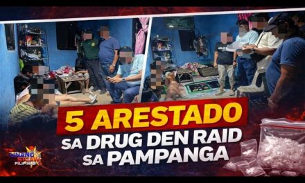 5 ARESTADO SA DRUG DEN RAID SA PAMPANGA,
