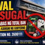 BAWAL ANG SUGAL: CSC NAGLABAS NG TOTAL BAN PARA SA MGA KAWANI NG GOBYERNO
