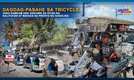 DAGDAG-PASAHE SA TRICYCLE, HINDI RAMDAM ANG GINHAWA SA GITNA NG KALITUHAN AT MATAAS NA PRESYO NG GASOLINA