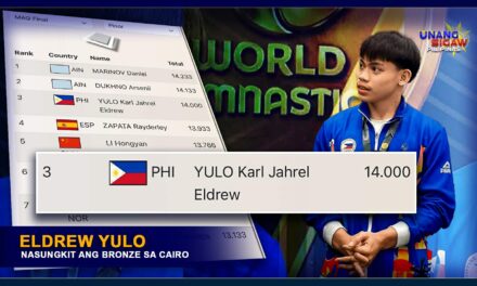 ELDREW YULO NASUNGKIT ANG BRONZE SA CAIRO