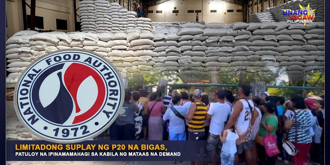LIMITADONG SUPLAY NG P20 NA BIGAS, PATULOY NA IPINAMAMAHAGI SA KABILA NG MATAAS NA DEMAND
